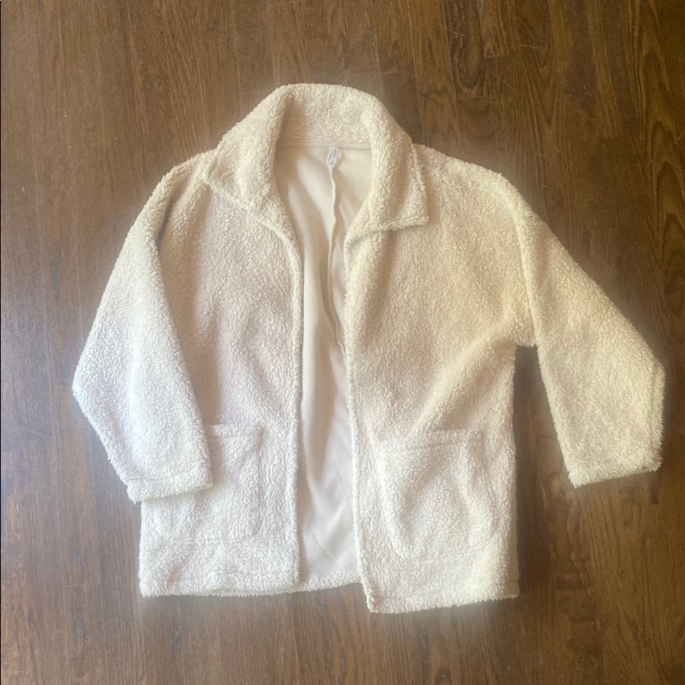 Z Supply Cream Sherpa Jacket
